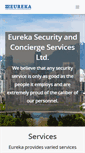 Mobile Screenshot of eurekasecurity.com